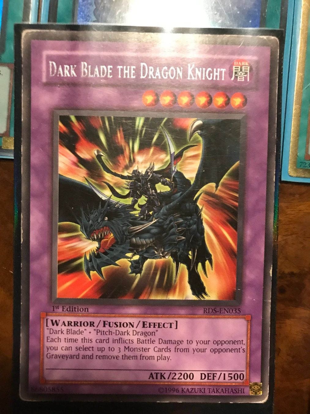 Yugioh Carte collezionabili: Dark Blade Dragon Chevalier 1ère édition RDS-EN035 – Usato da Biel/Bienne venduto da pab_ty7p