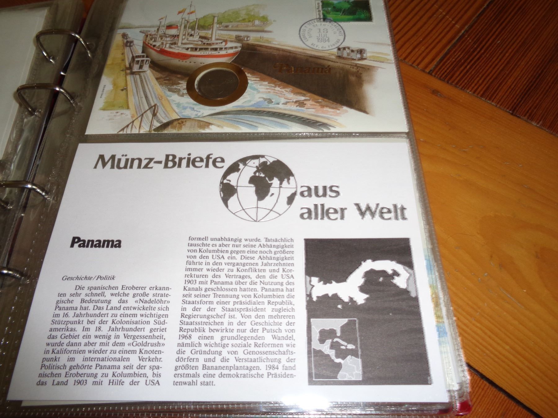 Tutti le monete: Münzbrief Panama – Usato da Olten venduto da Disc-Verkauf