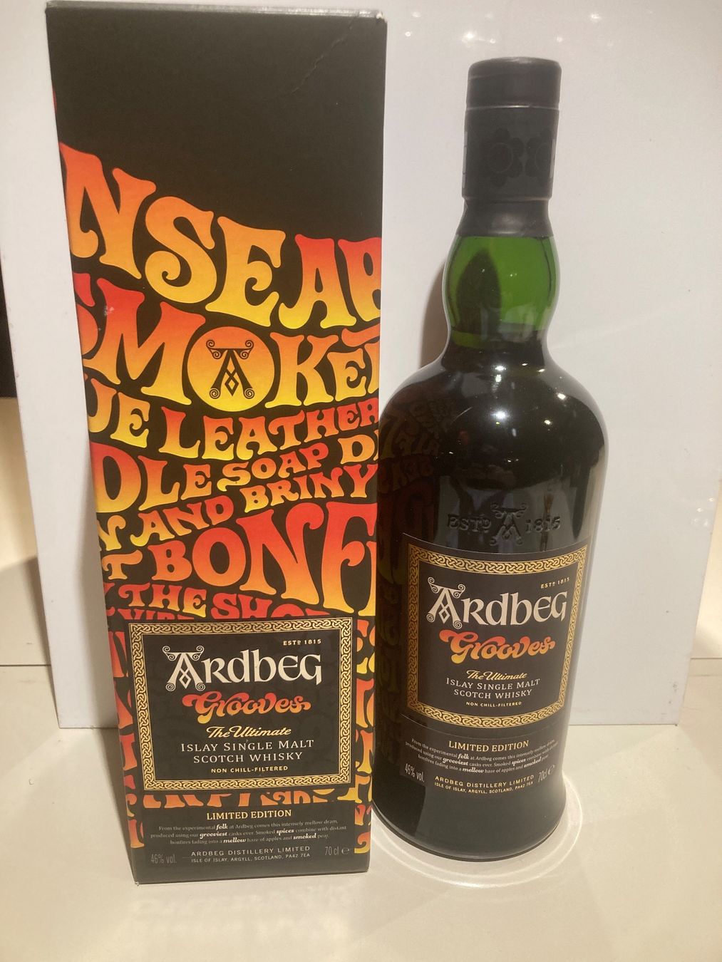 Ardbeg Spirituosen: Ardbeg Grooves Single Malt 46% – Neu und originalverpackt aus Gasel von Badmax