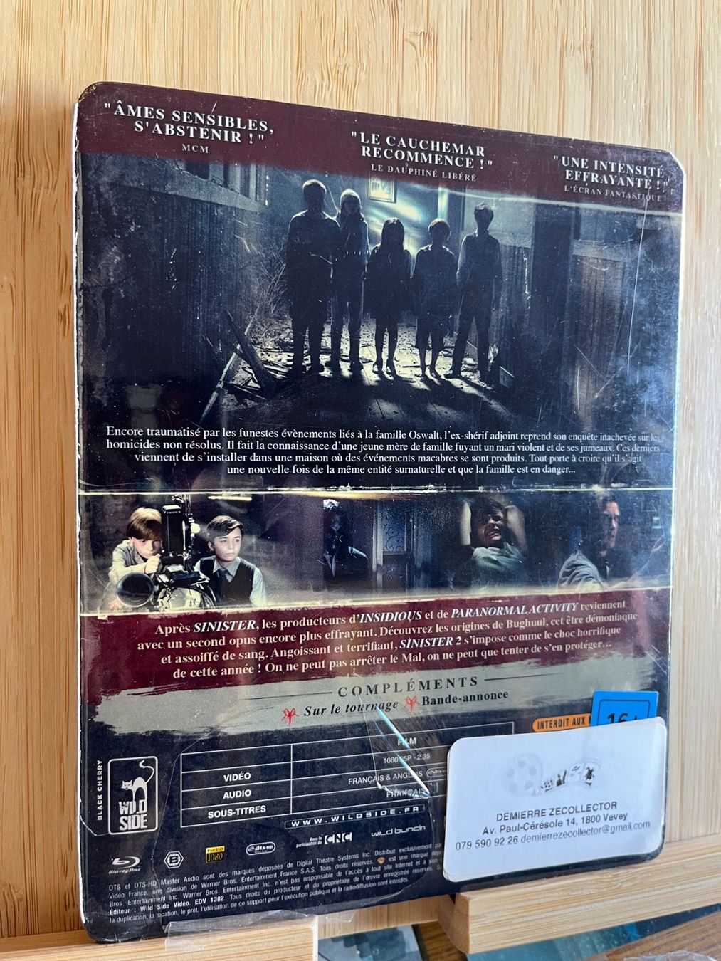 Tutti i DVDs: Sinister 2 (2015, Blu-ray, Horreur) – Nuovo e nell'imballaggio originale da Vevey venduto da zecollector 1