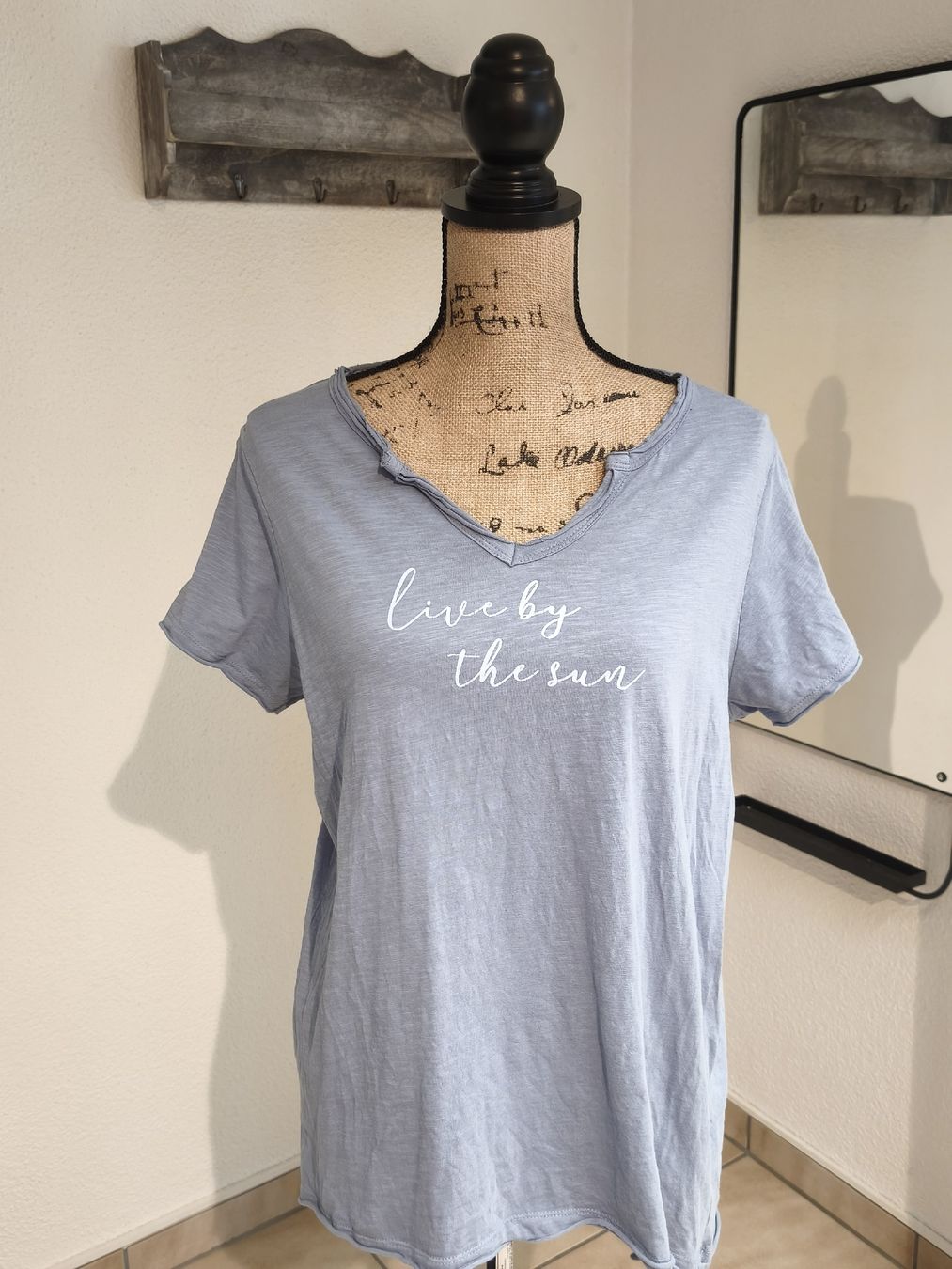 T-shirt: Chicoree Shirt, Gr. L, Top Zustand,  hellblau! – Usato da Emmetten venduto da SecondhandSiska