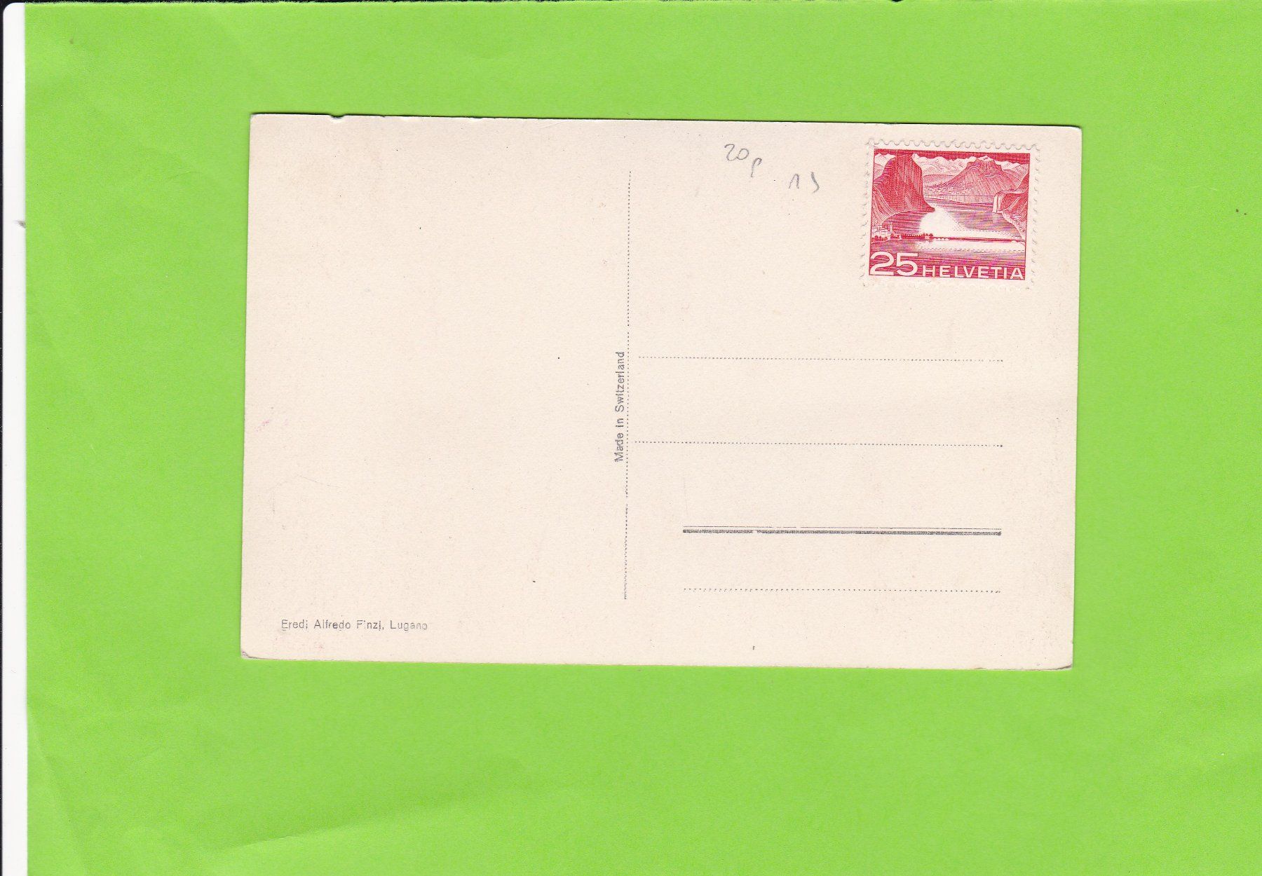 Cartes postales: Lugano-Hotel Bristol – D'occasion à St. Peterzell par neckertal 1