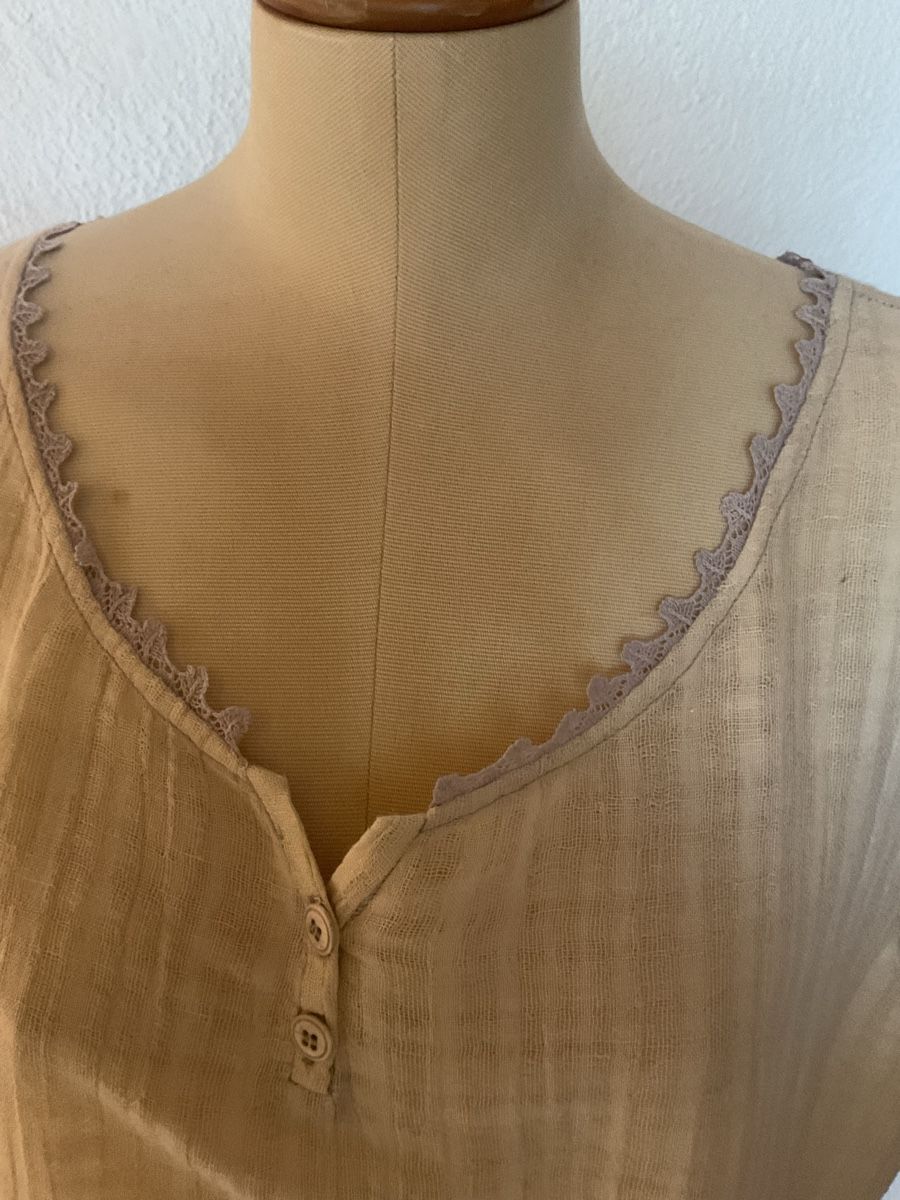 Camicette: Senas Linen/Baumwolle Bluse Ärmellos – Nuovo (secondo la descrizione) da Wil ZH venduto da RiccardaWegmann 1