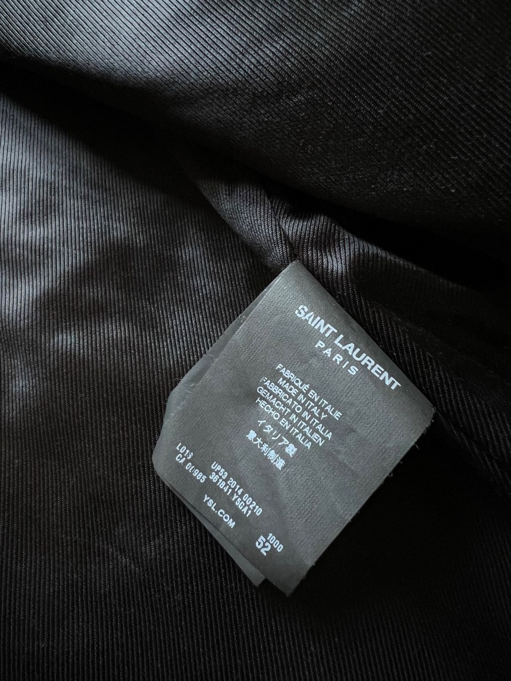 Saint Laurent Giacche: Saint Laurent Leather Biker Jacket – Usato da Zürich venduto da Claus-Zr 4
