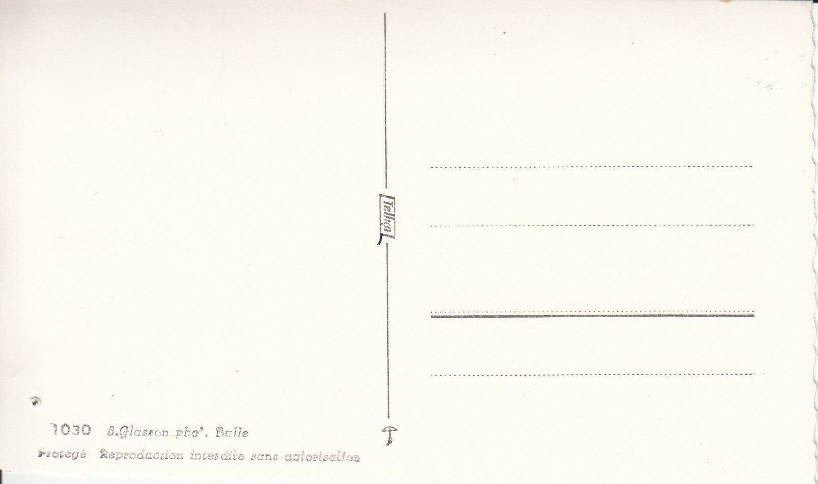 Cartoline postali: La Toure de Trême ca. 1950 – Usato da Bürglen TG venduto da StampGraf 1