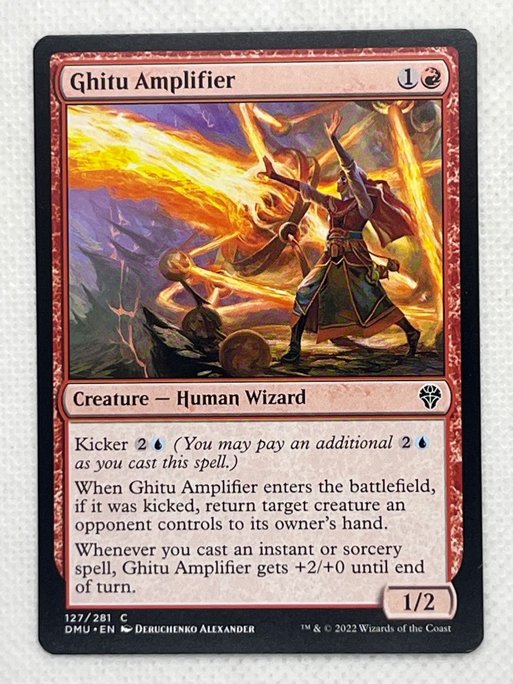 Magic The Gathering Carte collezionabili: MTG Ghitu Amplifier DMU 127 Englisch Common – Usato da Hinterkappelen venduto da Kim1992