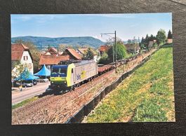 Foto BLS Re 485 020 m. Güterzug b. Rietheim – 16.4.2007