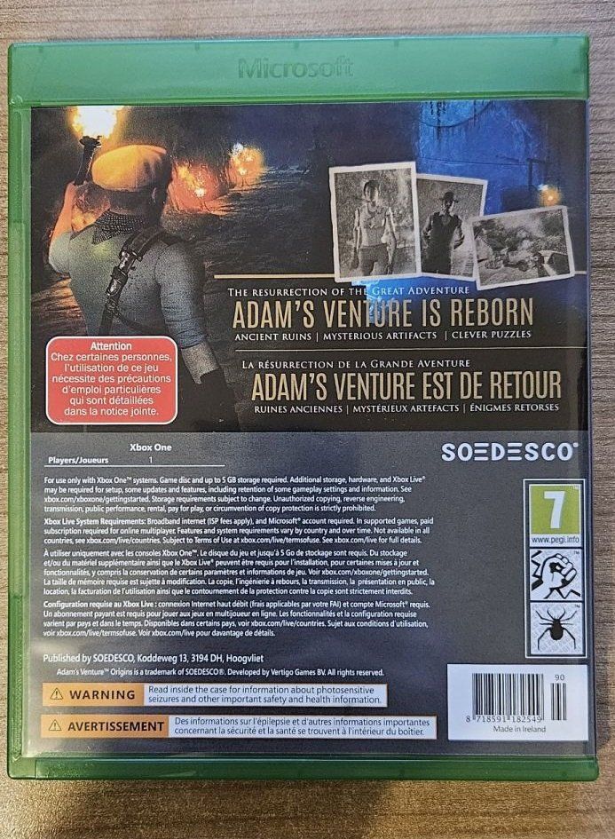 Microsoft Giochi: Adam's Venture Origins – Usato da Winterthur venduto da Men_in_black 1