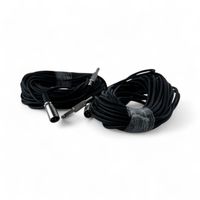 2x 20m Audiokabel Klinke 6.35mm Mono - XLR M Stecker (X1003)
