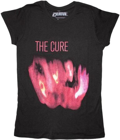The Cure Ladies T-Shirt - Pornography (Black) Grösse L