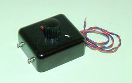Potentiometer in Gehäuse 55 x 62 mm für Modelleisenbahnen