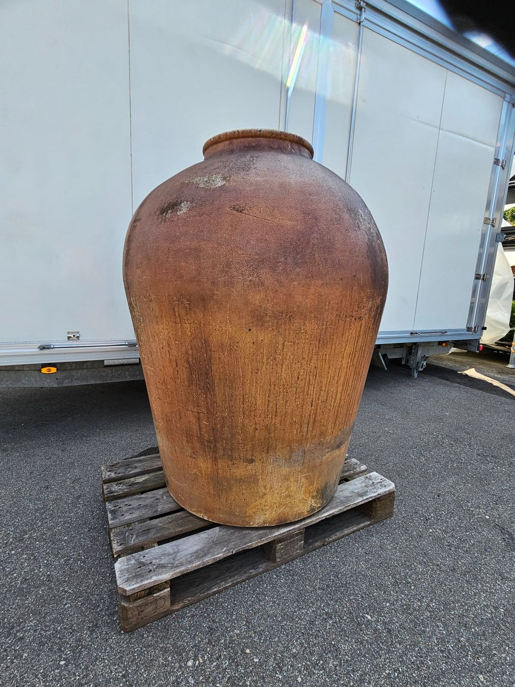 Vasen & Gefässe: Grosse Ton Vase / Riesen Ton Vase – Gebraucht aus Winterthur von Dachs28 3