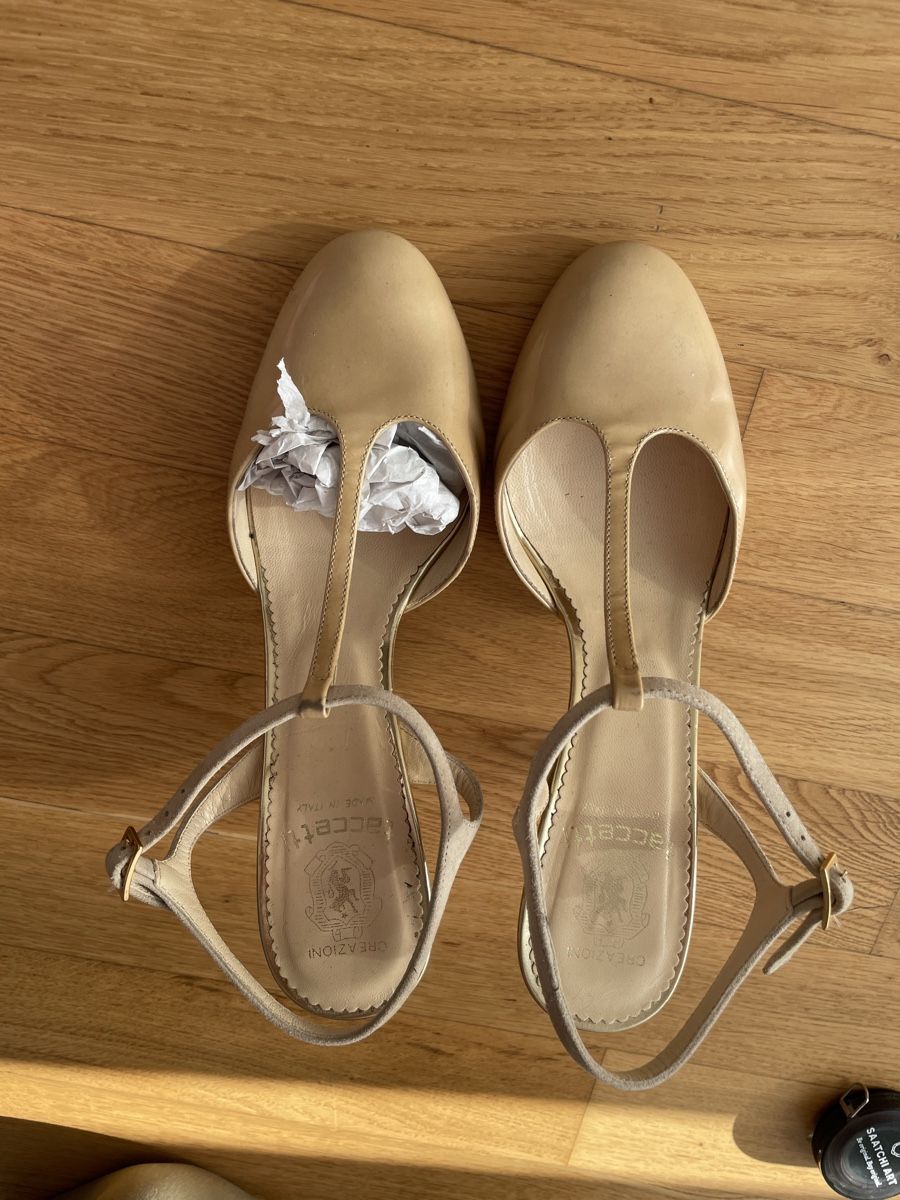 Damenschuhe: Closed heels sandal Shoes size 37 leather – Gebraucht aus Zug von dmjtita 5