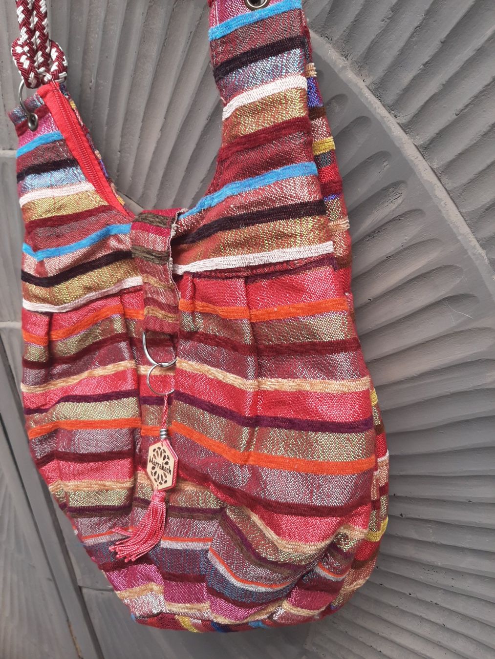 Borse: Schöne bunte Tasche aus Stoff – Usato da Bern venduto da Preloved_NILE_4.Sale 4