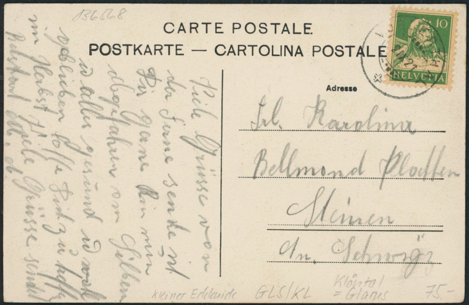 Cartes postales: GLS Klöntal - Glarus – D'occasion à Schindellegi par leecollect 1