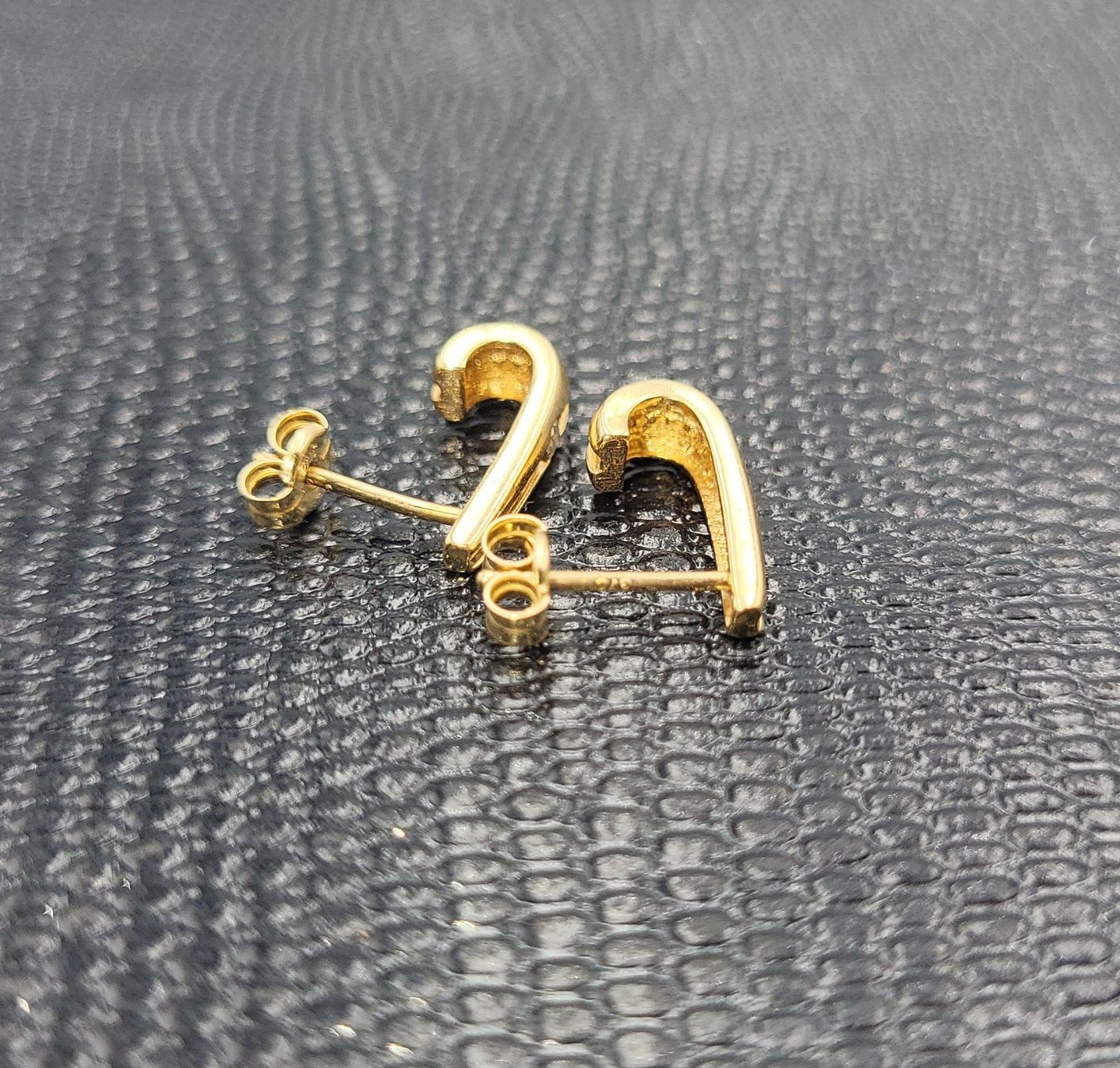 Orecchini pendenti & Orecchini a lobo: Gold Ohrstecker Mit Steine – Usato da Wald ZH venduto da Dasilver 8