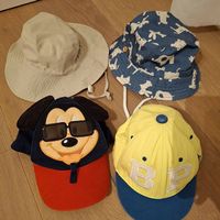 4er Set Kindermützen / Sonnenhüte  Gr. 50 cm