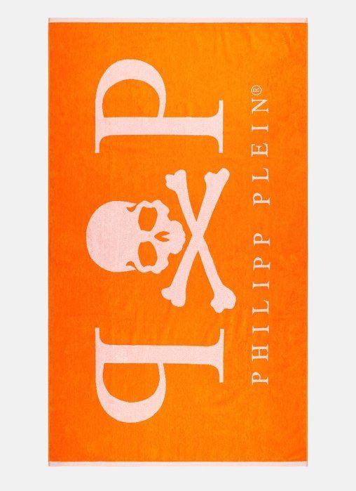 Teli da bagno: Philipp Plein Badetuch ca. 100x180 cm – Nuovo e nell'imballaggio originale da Biel/Bienne venduto da Beat39