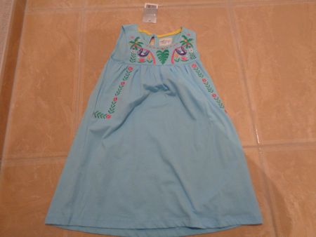 neues süsses Dschungel Tiere Shirtkleid, 7J 122