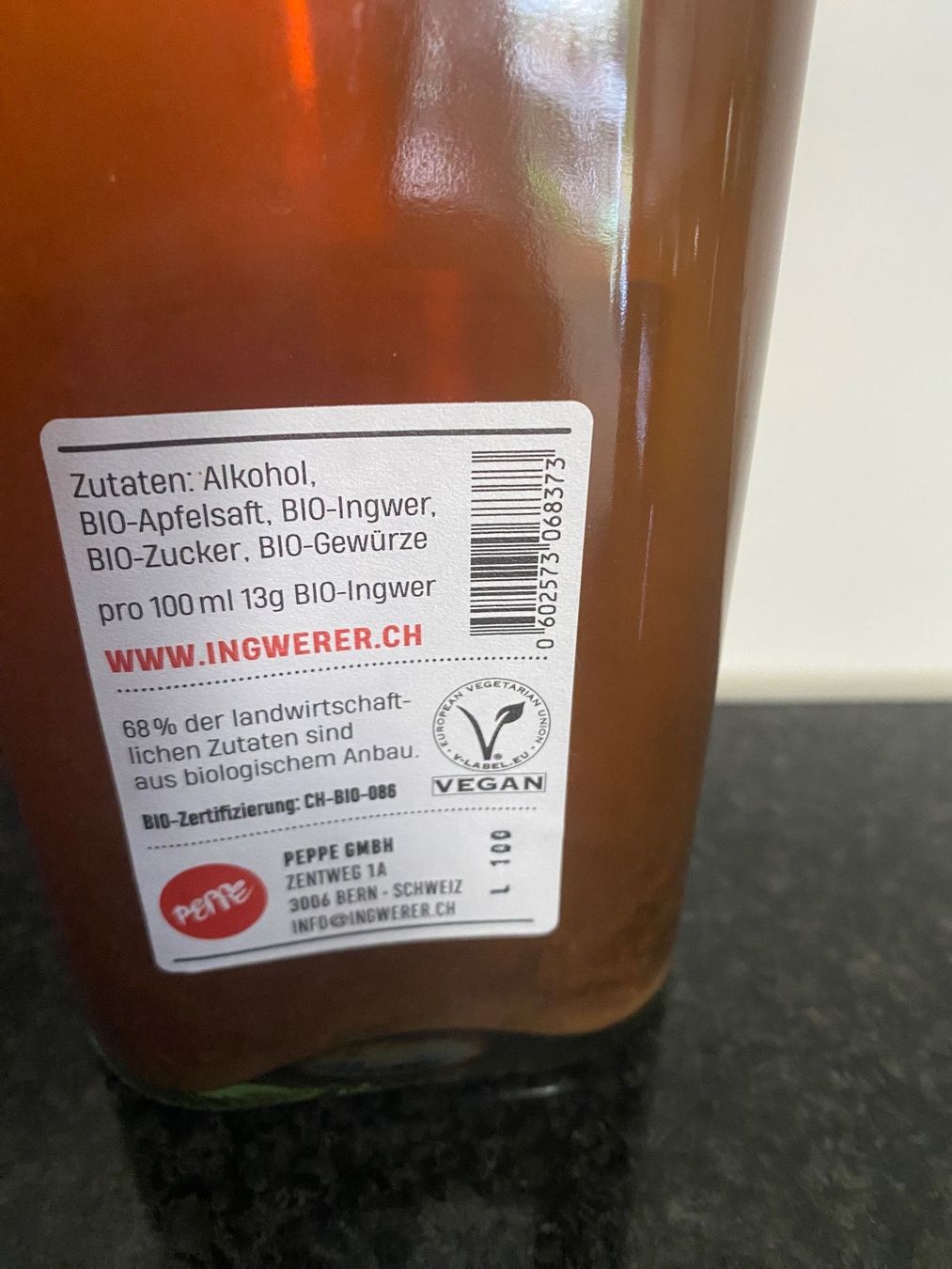 Spirituosen: Ginger Likör, Handmade, Bern – Neu (gemäss Beschreibung) aus Bösingen von Trigusik 3