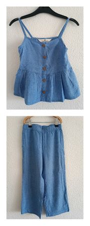 Hose /Shirt Sommer Mädchen Gr 122 H&M/ Viskose