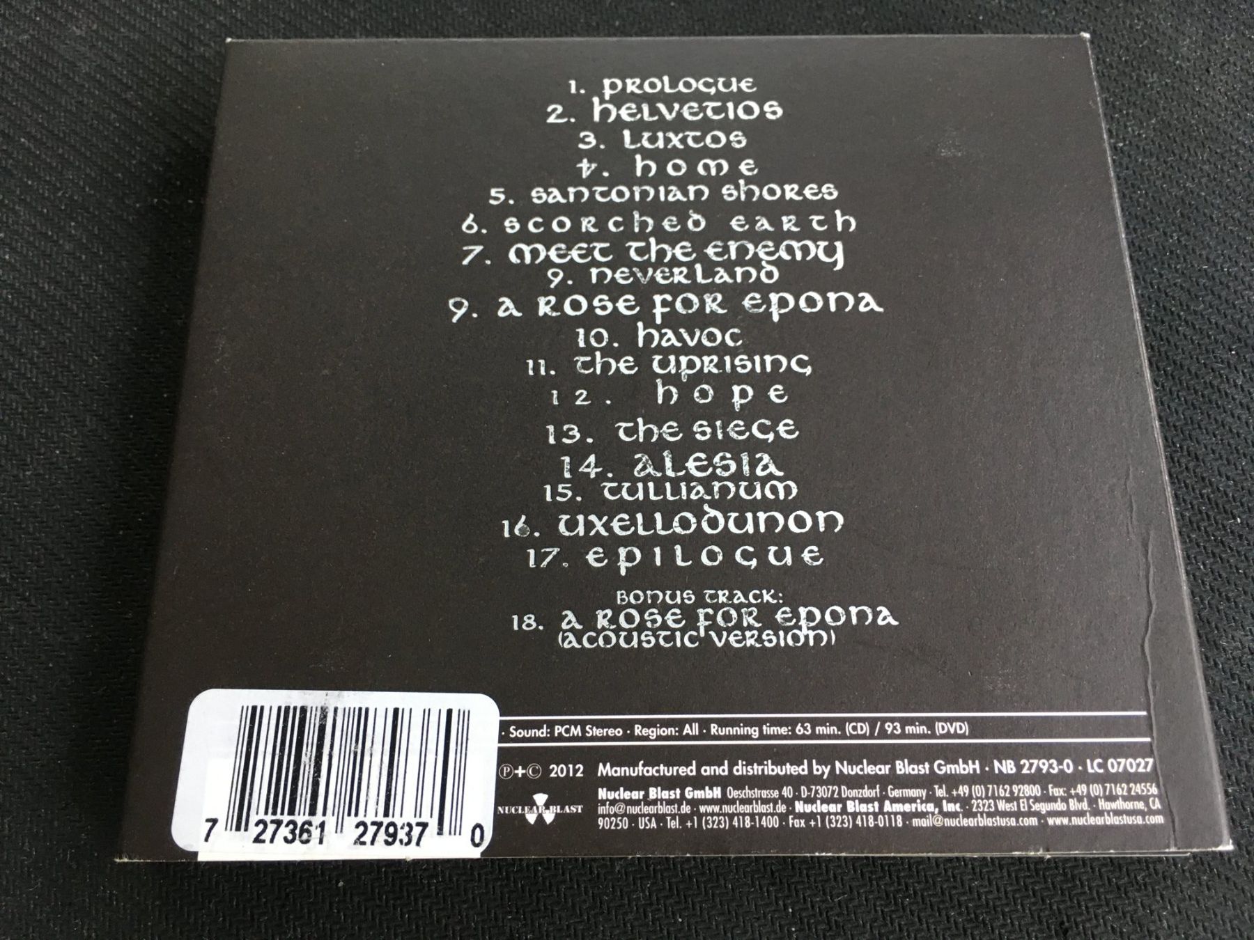 CD: Eluveitie - Helvetios -CD- CD+DVD Digipak – Usato da St.Gallen venduto da MedienJoe 2
