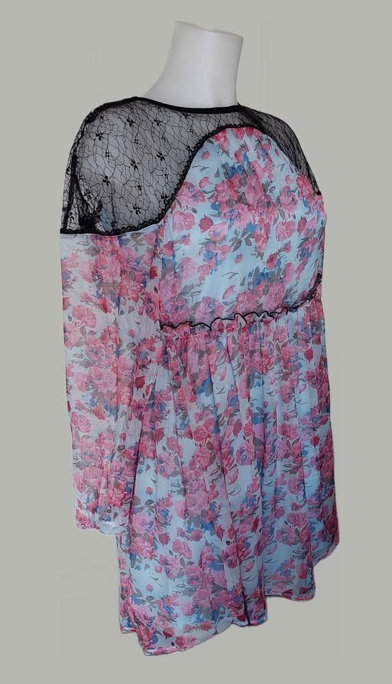 Vestiti: Blumiges Sommerkleid mit Spitzendetails – Nuovo (secondo la descrizione) da Aarburg venduto da Hystoria 2