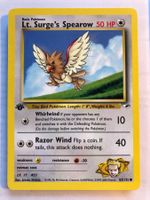 Lt. Surge's Spearow 1st Gym Heoes - NM - ab 1.-