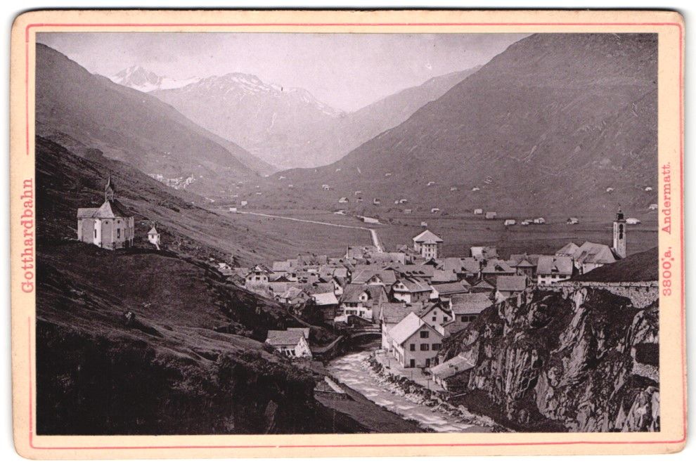Fotografie &  Plakate: Fotografie Andermatt, Gotthardbahn, beei – Gebraucht aus Berlin von bartko-reher