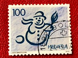 Nr.1612 Sondermarken Schneemann GESTEMPELT 2016  ﻿ 