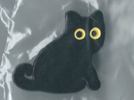 Placchette & Badge: Süsse  - Schwarze Katze, Pin – Nuovo (secondo la descrizione) da Zürich venduto da t24_de