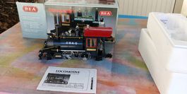 REA Dampflok mit Wagen G