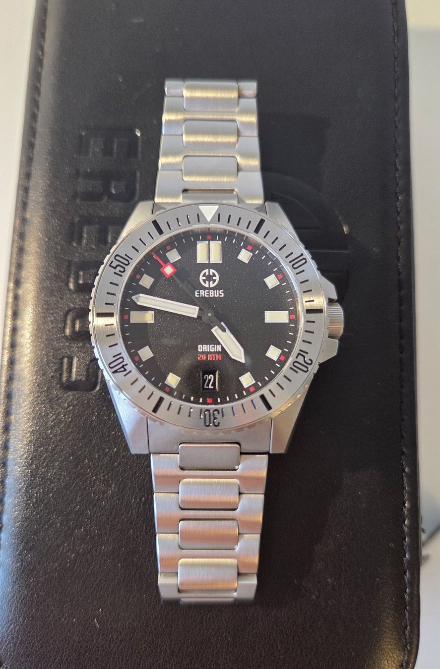 Uhren: Erebus Origin 38 Black SS | neu – Neu und originalverpackt aus Zürich von Sommerlaune