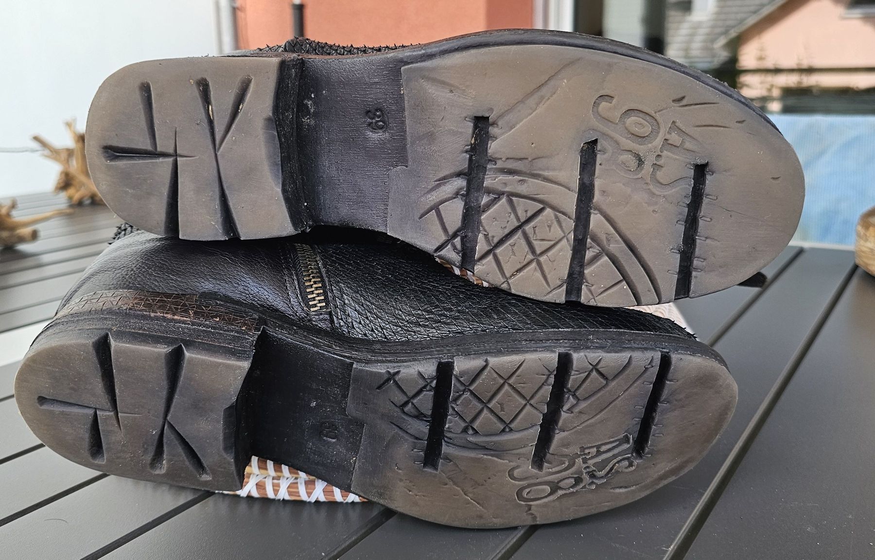 A.S.98 Scarpe da donna: AS 98 Lederstiefel, Schwarz, Grösse 39 – Usato da Kollbrunn venduto da Antikmann 5