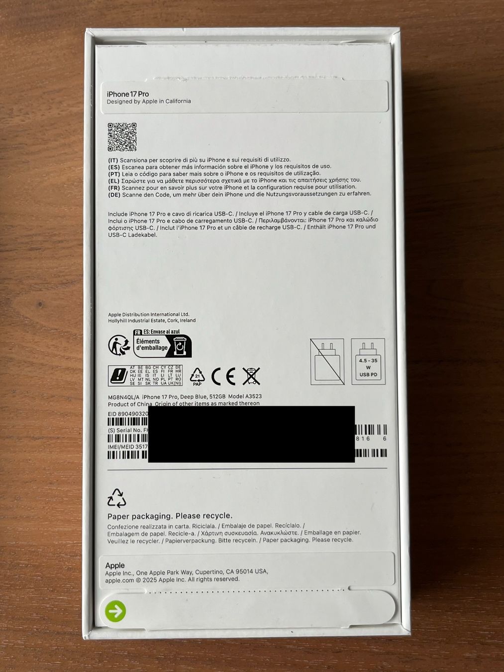 Apple Telefoni cellulari / Smartphones: iPhone 17pro, Deep Blue, 512GB – Usato da Schöftland venduto da Maxxximum 3