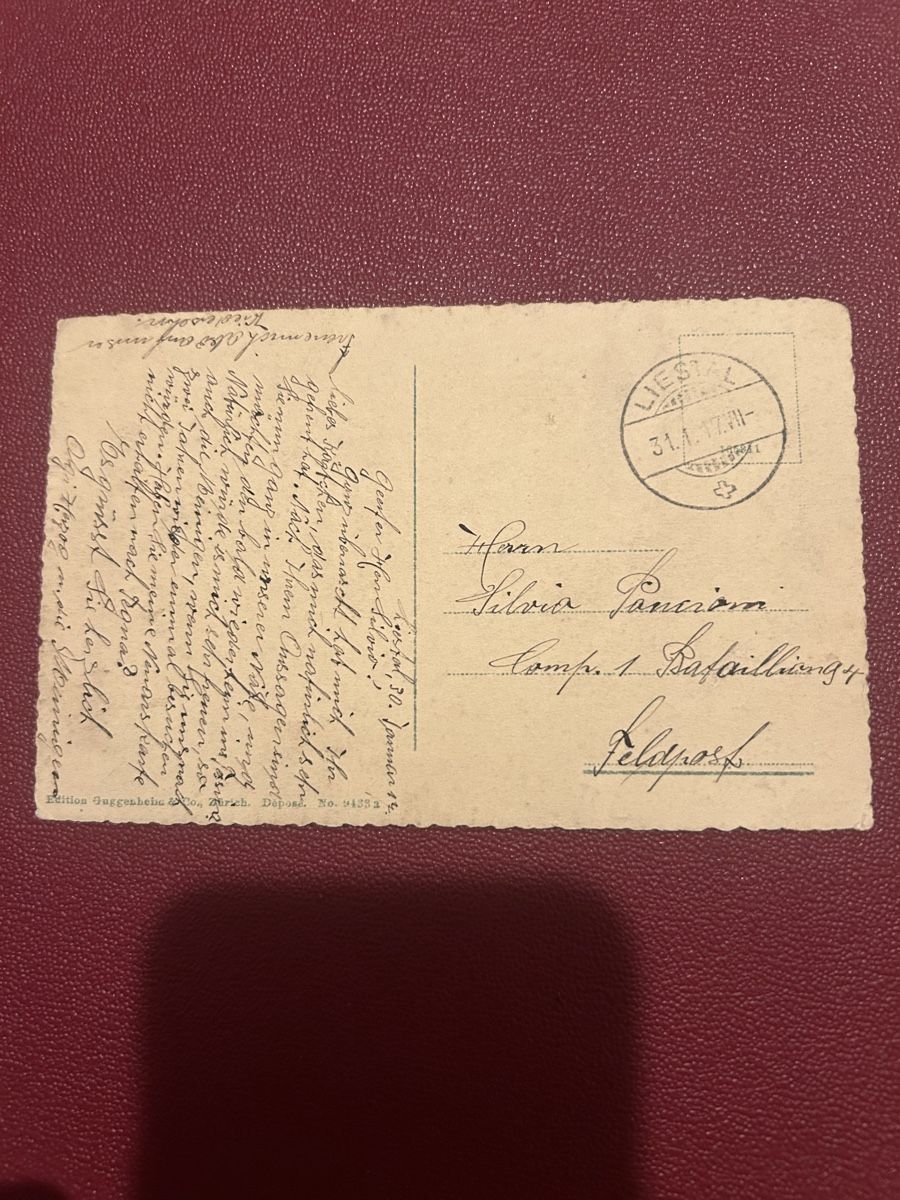 Cartoline postali: Liestal 1917 – Usato da Breganzona venduto da Milesbo 1