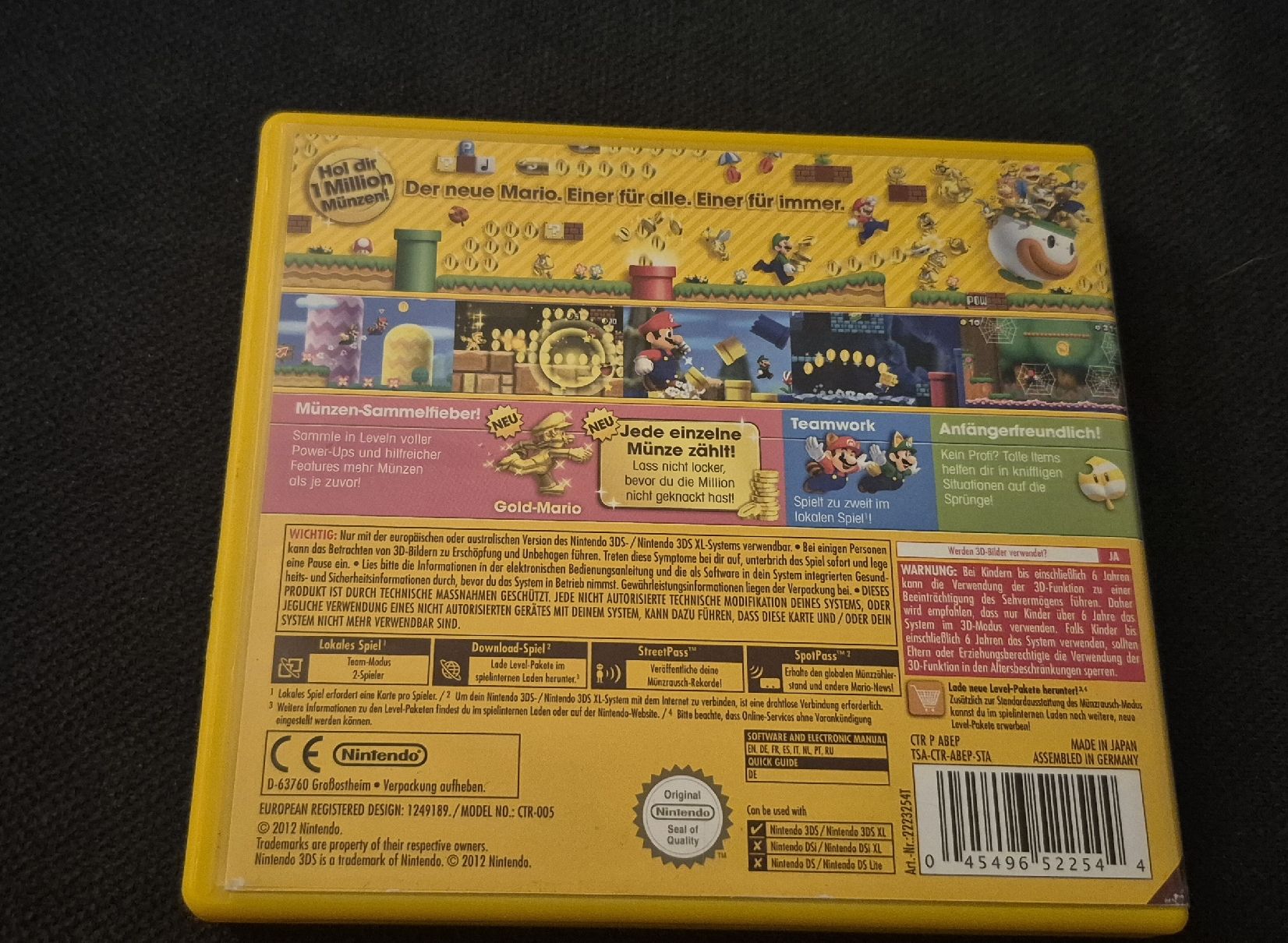 Nintendo Giochi: NEW SUPER MARIO BROS 2 3DS DEUTSCH 2012 MULTI RETRO GAMING  – Usato da Grand-Lancy venduto da luc111 1