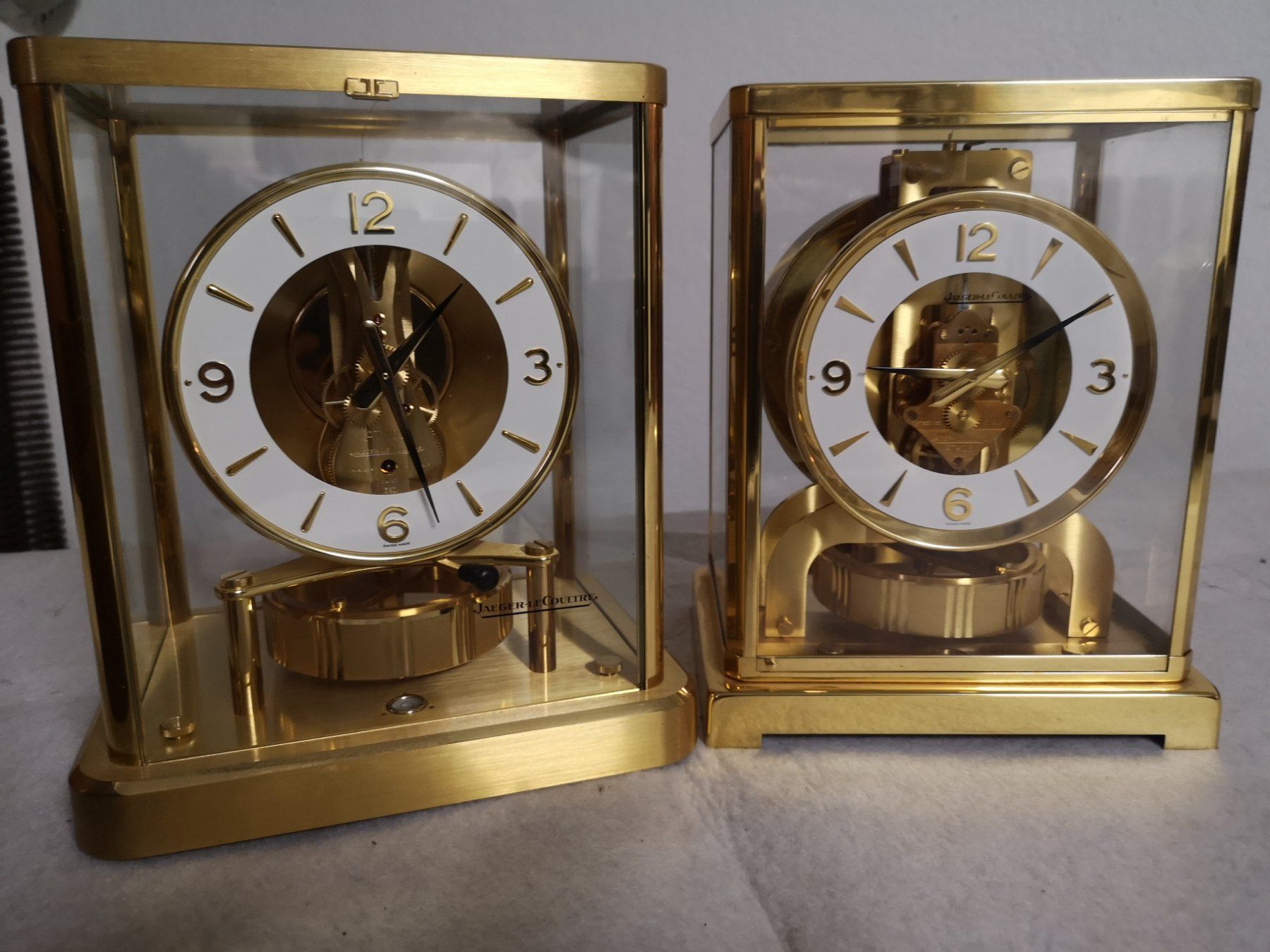 Jaeger-Lecoultre Orologi da terra & Orologi da parete: 2 pendules Atmos Jaeger Lecoultre – Usato da Conthey venduto da Cathlouz