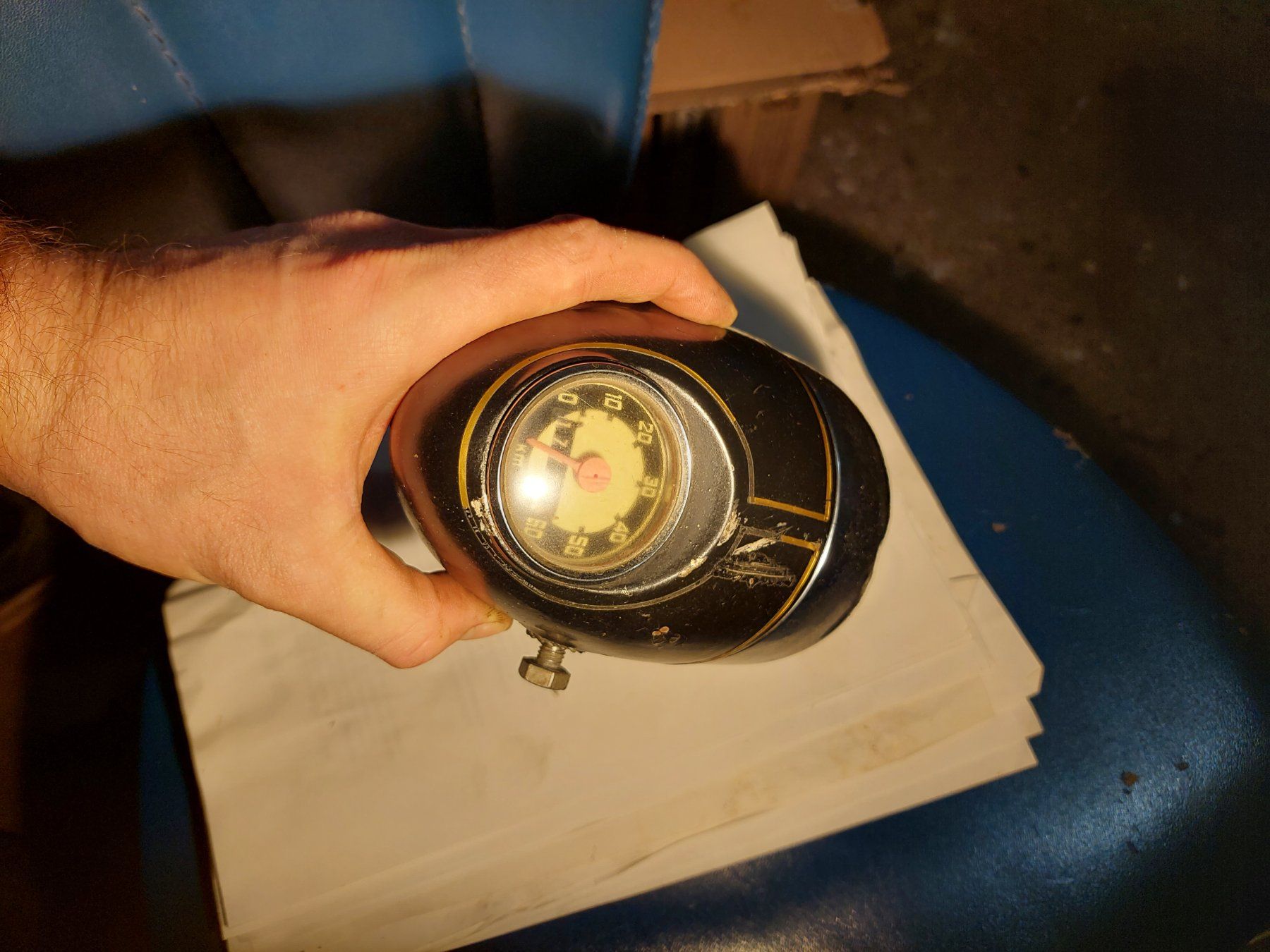 Sachs Mofas: Eierlampe Union mit VDO Tacho – Defekt aus Goldiwil (Thun) von  3