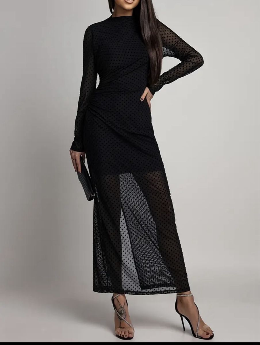 Vestiti: Abito lungo elegante nero trasparente – Nuovo e nell'imballaggio originale da Zuoz venduto da cla_9f8s 1