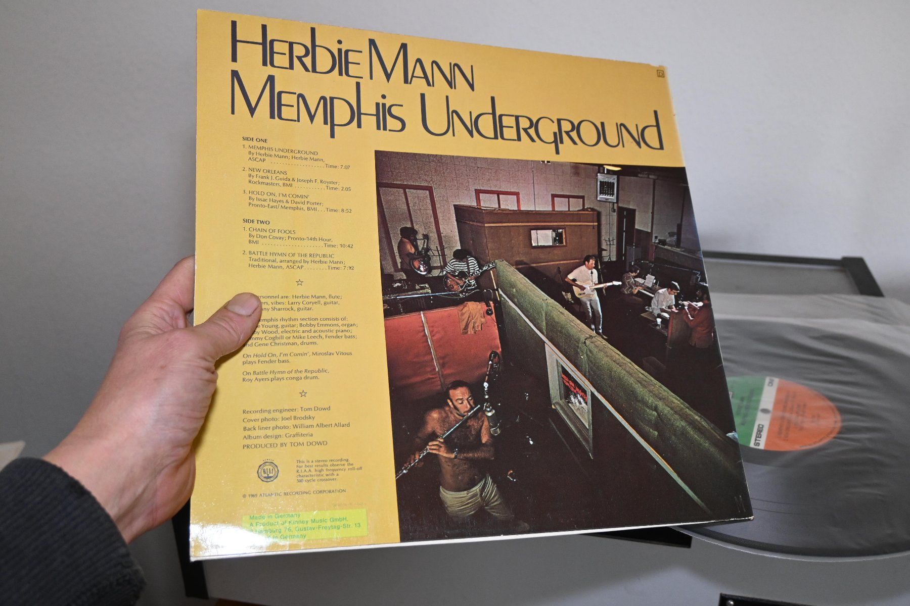 Dischi in vinile: HERBIE MANN mempis underground GERMAN LP VG+/VG+ – Usato da Pfaffhausen venduto da mono_rec 1