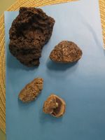4 verschiedene Kristalle alle zusammen ca. 360 gr.