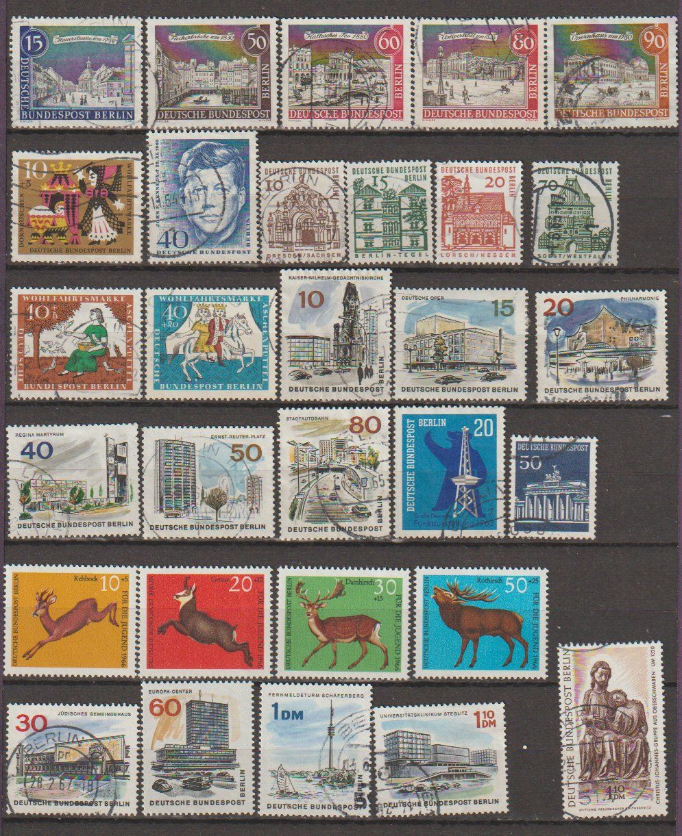 Alle Briefmarken: Berlin divers sujet bon état – Gebraucht aus Crans-Montana von kira56 1