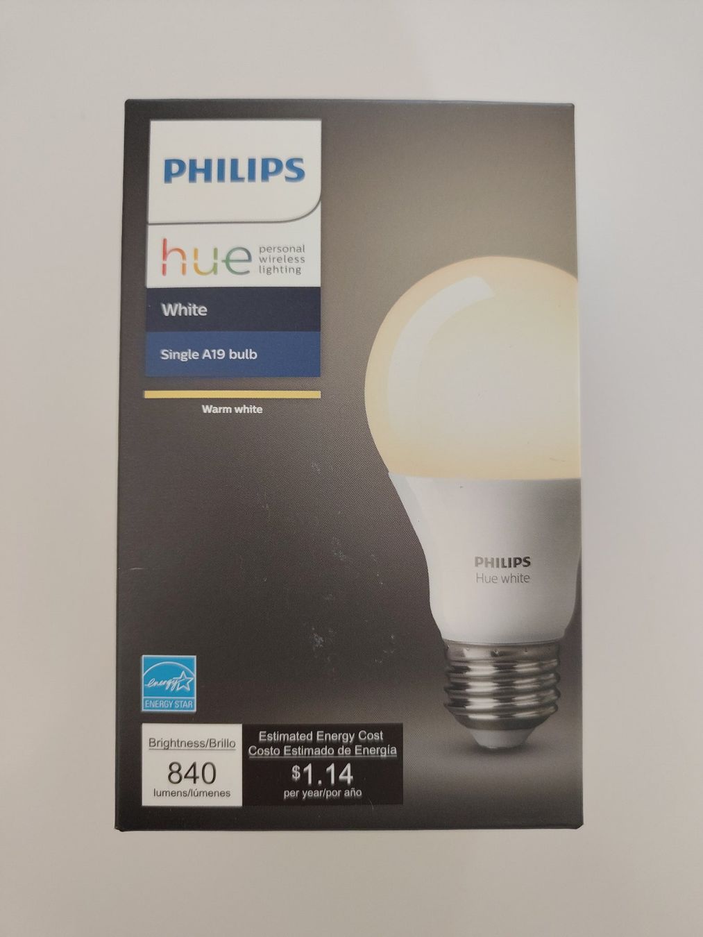 Philips Lampes: Philips Hue A19 E26 White Smart Bulb – Neuf avec emballage d'origine à Echandens par mkaag