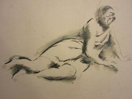 MARTIN LAUTERBURG ORIGINAL TINTENZEICHNUNG
