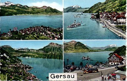 Cartoline postali: GERSAU Schiff Auto Bus – Usato da Jona venduto da philajona