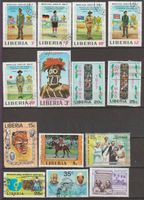 Liberia divers thèmes 1971-1979