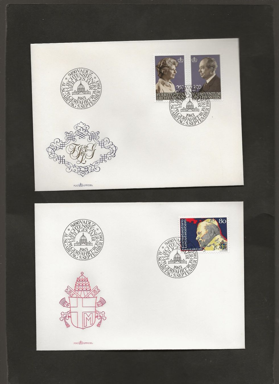 Tutti i francobolli: 32 FDC Liechtenstein 1982 bis 1986 – Usato da Au ZH venduto da xelagreb01 6
