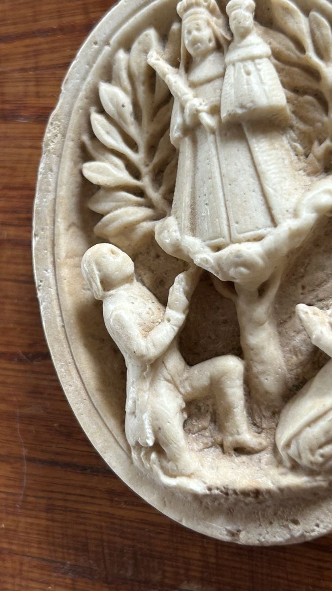 Foto & Immagini: Madonna Andachtsbild aus Gips 19. Jh. – Usato da Riedholz venduto da Frettchen63 4