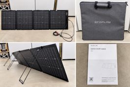 EcoFlow 220W Bifaziales Solarpanel Garantie August 2027